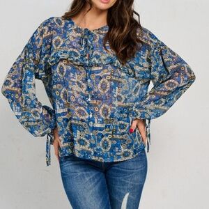 Multi colored blouse